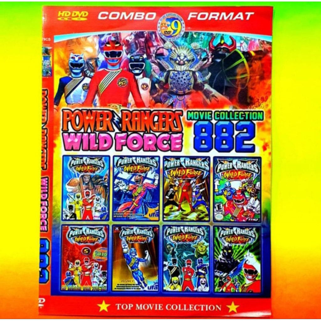 Kaset DVD Power Rangers Wild Force - Kaset DVD Koleksi Power Rangers - Kaset DVD Koleksi Robot Anak-