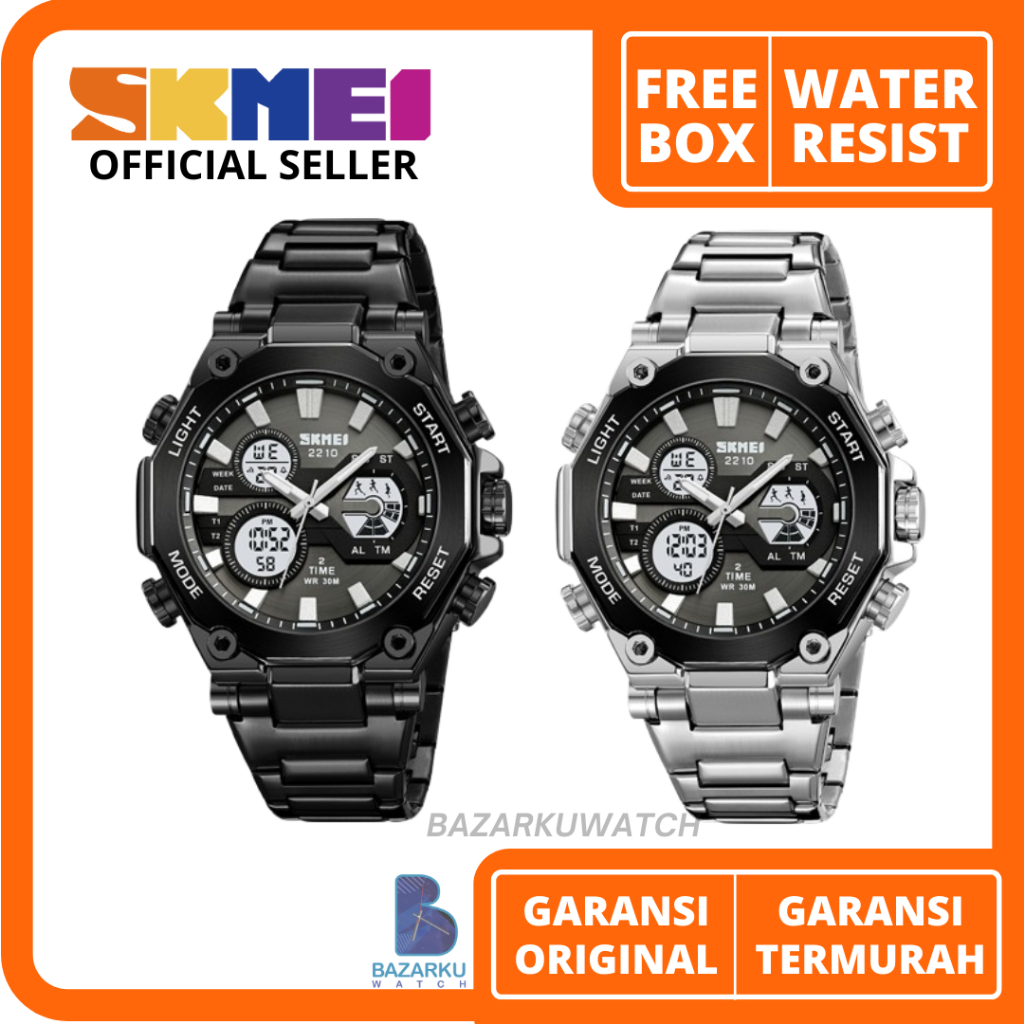 Jam Tangan Pria SKMEI 2210 Jam Tangan Pria Rantai SKMEI Jam SKMEI Pria Jam Tangan SKMEI Pria