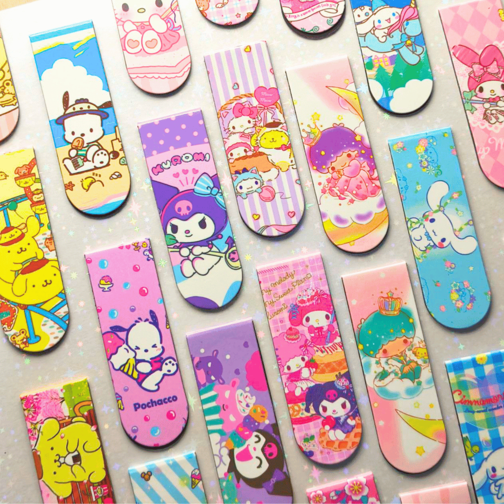 

Bookmark Magnet Karakter Sanrio Lucu | Penanda Buku Magnetik