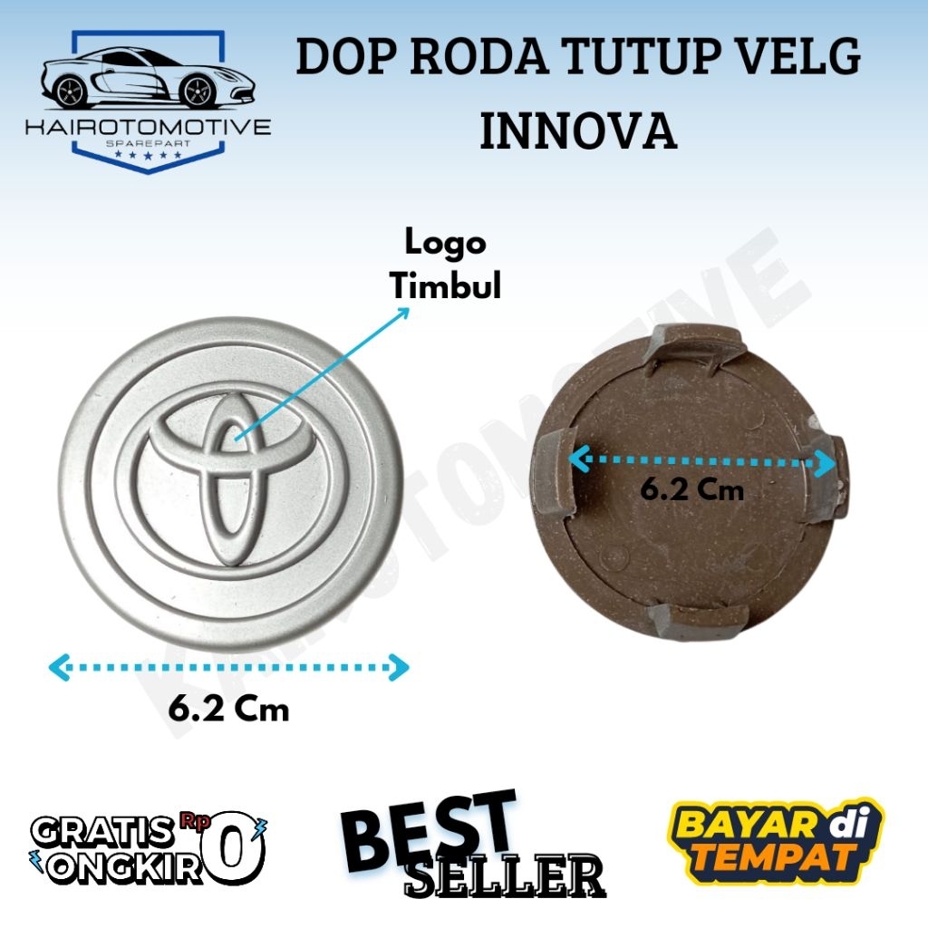 Tutup Velg Dop Roda Innova 2005-2015