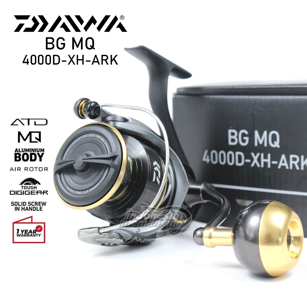 Reel DAIWA BG MQ 21 | 3000-18000 | Spinning | Power Handle | Laut Kolam Muara Sungai | Bergaransi