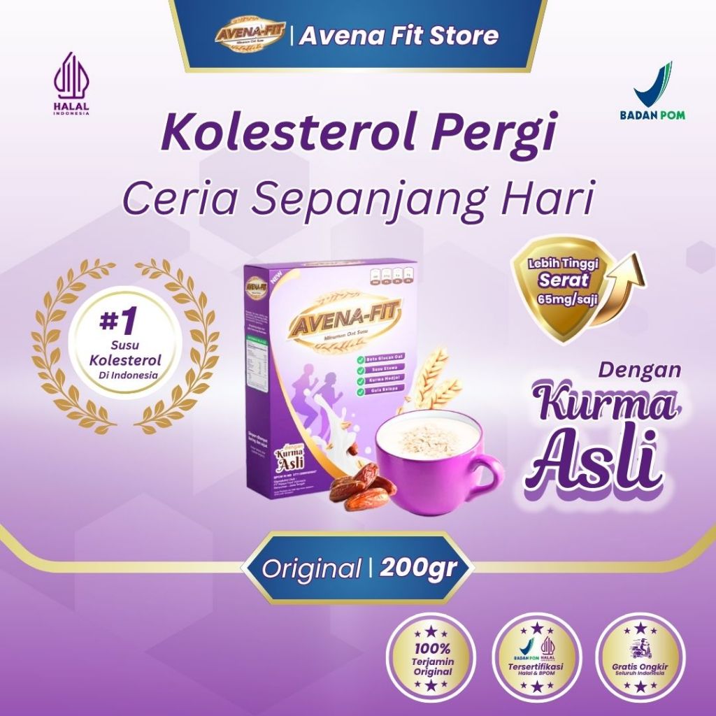

Avena Fit Original 200 gr - Bantu Menurunkan Kadar Gula dan Kolesterol