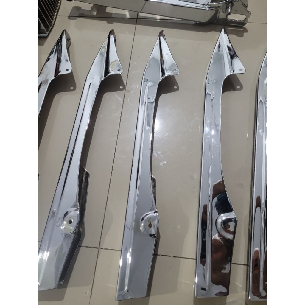 tutup rantai rx king chrome plat tebal crome