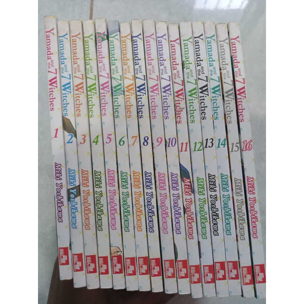 Preloved Komik Yamada and The 7 Witches Vol 1-16 kecuali Vol 1,2,9,11
