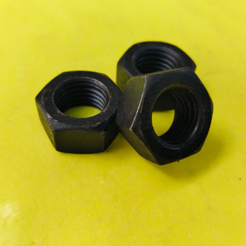 MUR BAJA M16 HITAM / MUR BAUT BAJA KUNCI 24 / MUR M16 BAJA / MUR BAJA HTB GRADE 8.8 M16 / NUT M16 BA