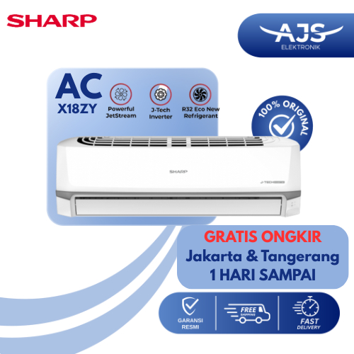 AC SHARP AH X18ZY AC Split J-tech Inverter 2 Pk - 18ZY
