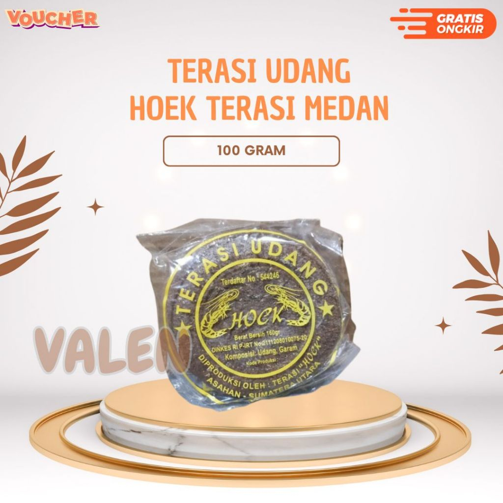 

Terasi Udang Hock / Trasi Udang Belacan Medan / Terasi Medan