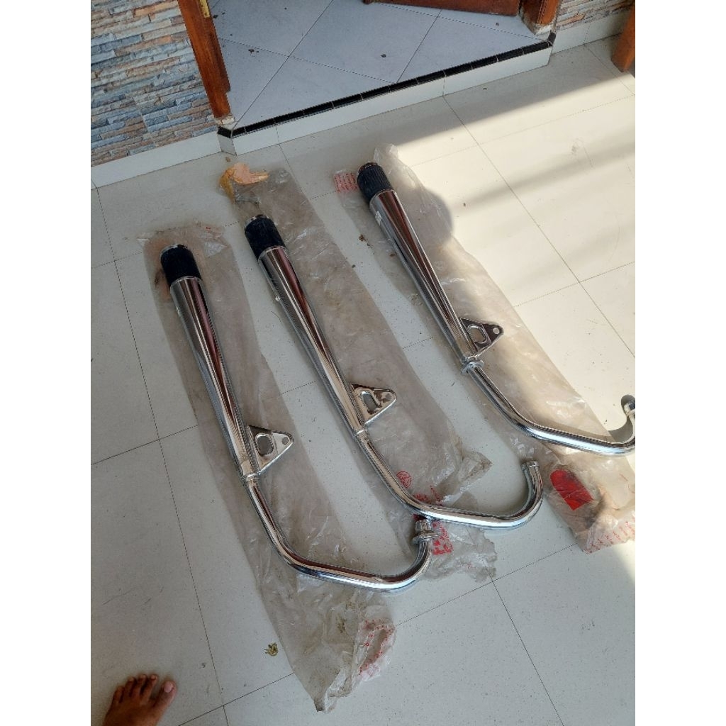 knalpot honda gl pro kg2 original new old stok astra