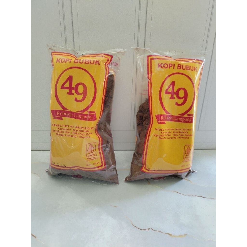 

kopi 49Robusta Lampung terlaris 200gr
