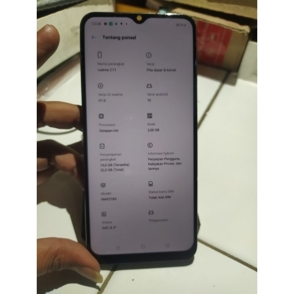 Mesin realme C11 2020 normal