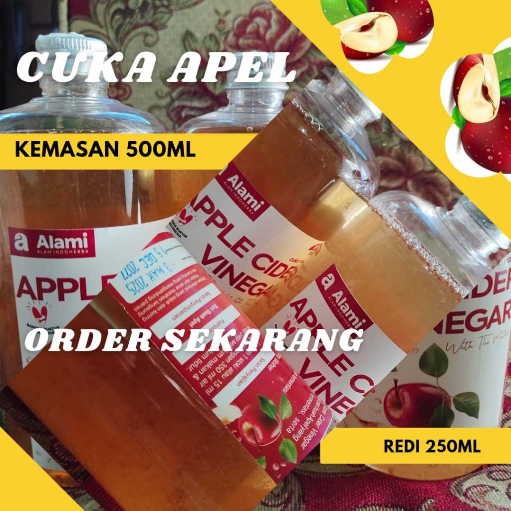 

Alami Cuka Apel 500ml Organik Untuk Diet Detoks | Alami Cuka Apel 500ml Organik Untuk Diet