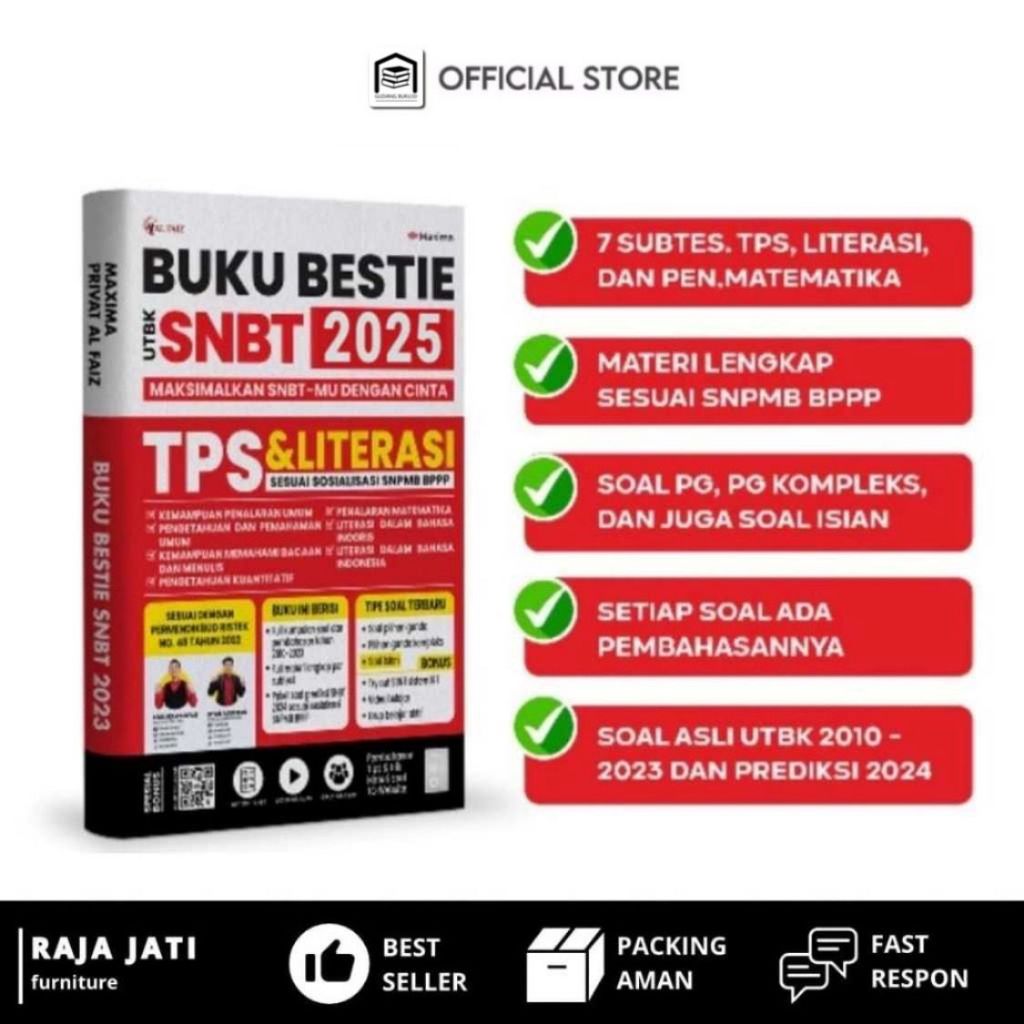 Buku BESTIE UTBK SNBT 2025 TPS dan Literasi