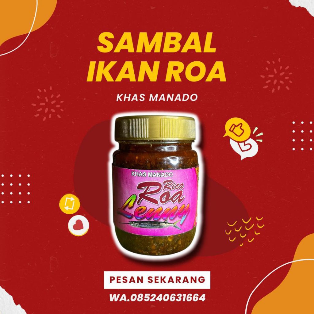 

Roa Original tidak pedas 150g-isi 3 botol