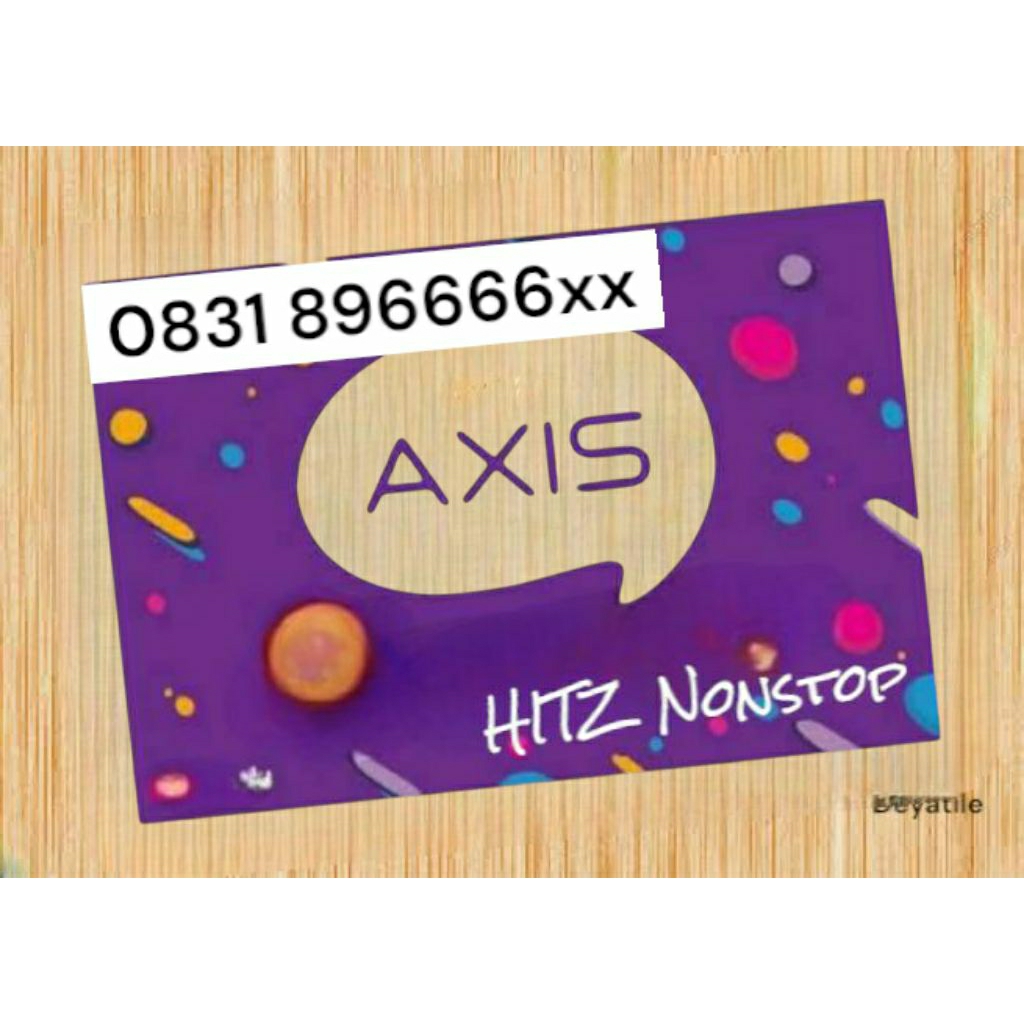 Nomor Cantik Axis, Kartu Perdana Kosongan