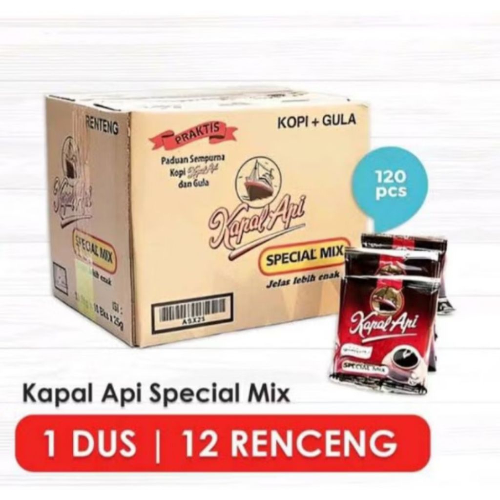

KAPAL API MIX 1 RENTENG ISI 10 SACHET