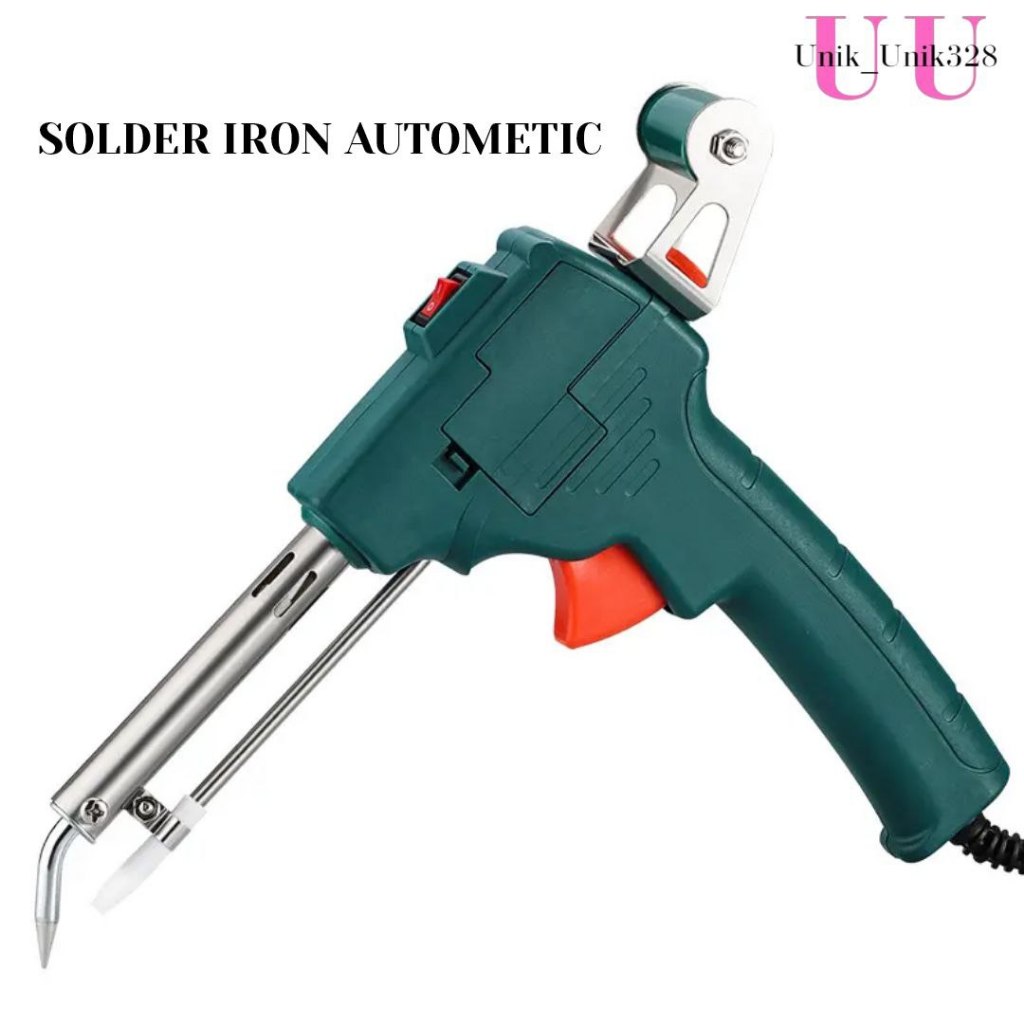 Solder Tembak Timah Otomatis 60W Listrik Automatic Tin Gun Iron Soldering Iron Alat Las Cepat Panas