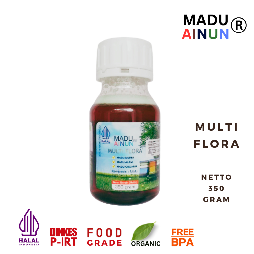 

Superfood madu murni raw honey AINUN multi flora 350 gram