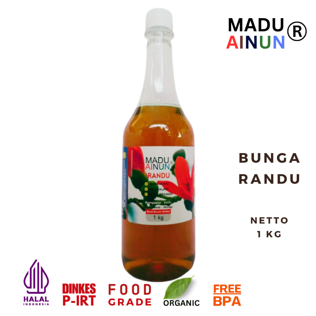 

Superfood Madu Alami Madu AINUN Randu 1 kg Asli Murni Tanpa Campuran 100% nektar