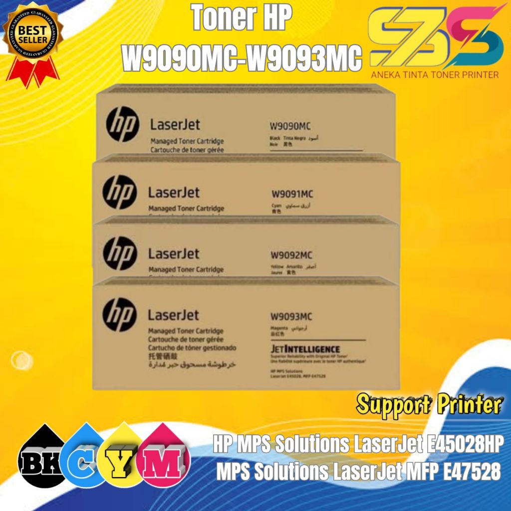 Toner HP Laserjet W9090MC W9091MC W9092MC W9093MC Original Varian Black Cyan Yellow Magenta