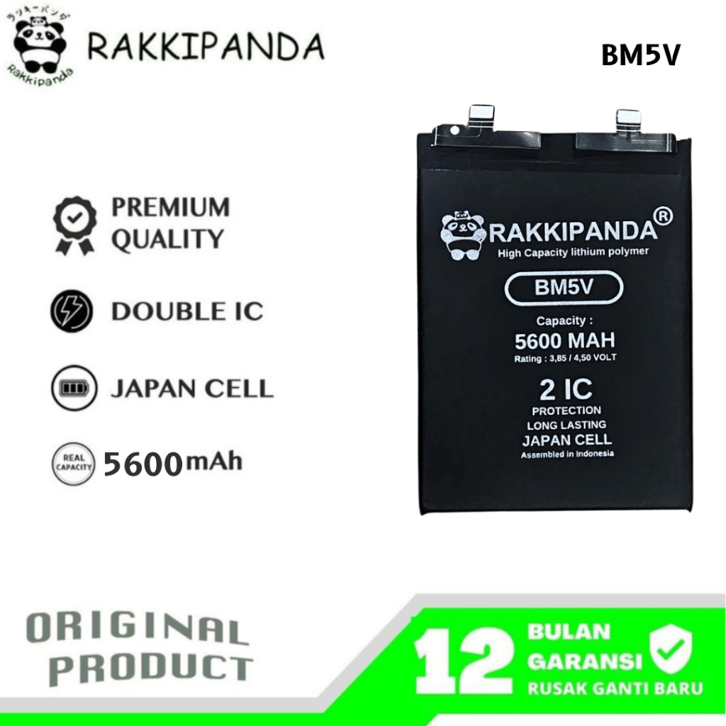 RakkiPanda - BM5V Poco X6 / Redmi Note 13 Pro 5G Batre Batrai Baterai