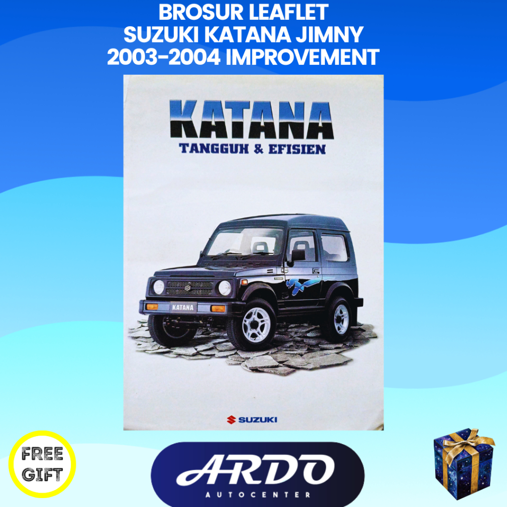 Brosur Katalog Mobil Suzuki Katana Jimny Improvement 2003-2004