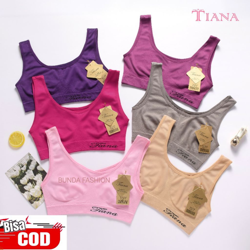 tianaMiniset Wanita 3pcs  Rajut Tanpa Busa Dan Kawat Lentur Impor