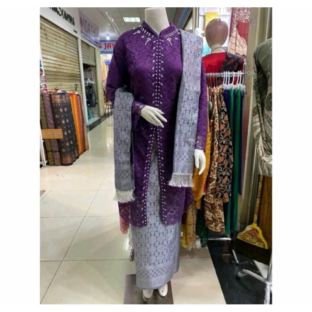 - Wulan kebaya / tunik brokat Salsabila / tunik modern / tunik wisuda
