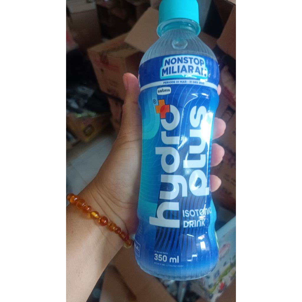 

Hydro Plus Nonstop Milyaran 350ml Segel kode aman 1 karton isi 12pcs