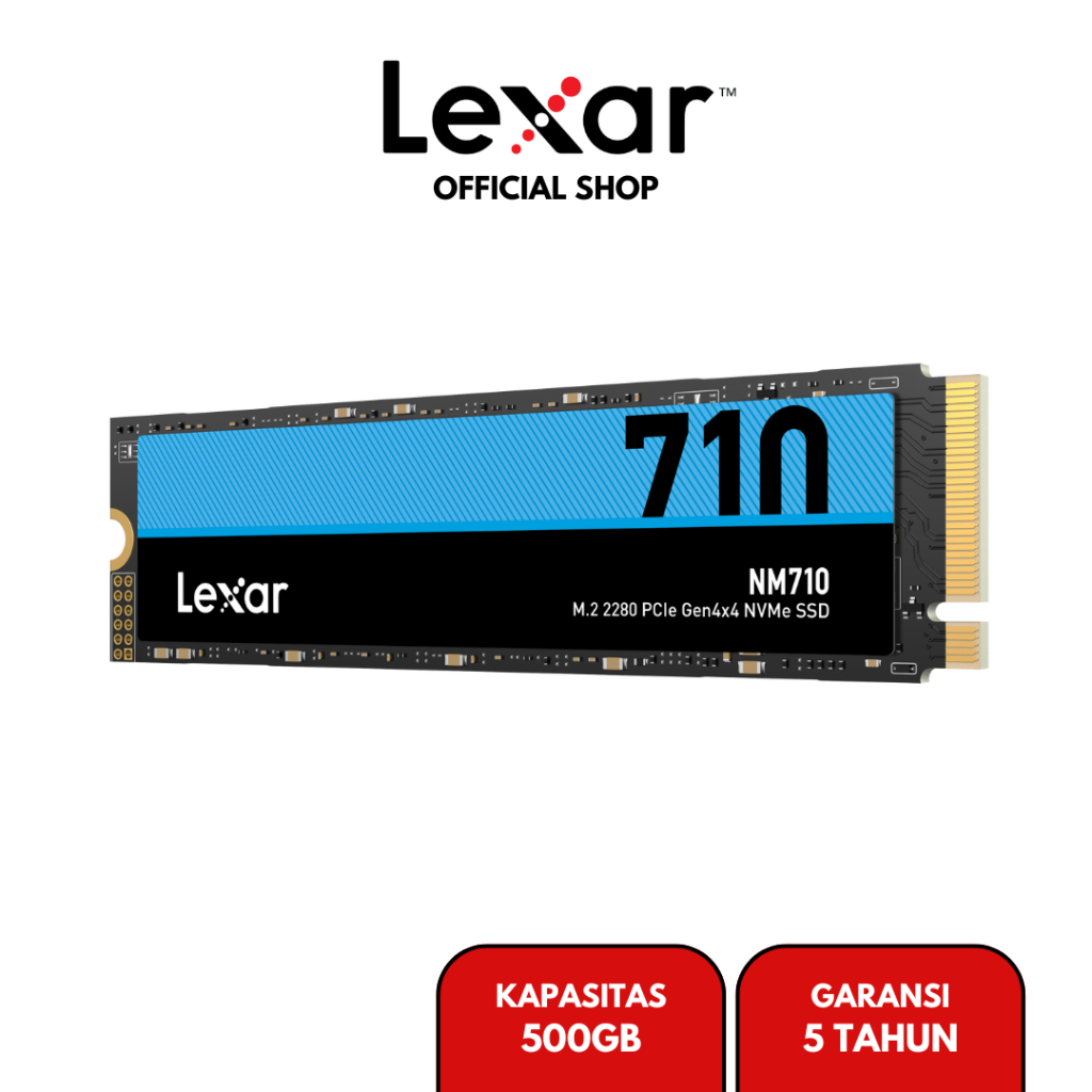 Lexar SSD NM710 M.2 NVMe PCIe 2280 Gen 4x4 - 500GB