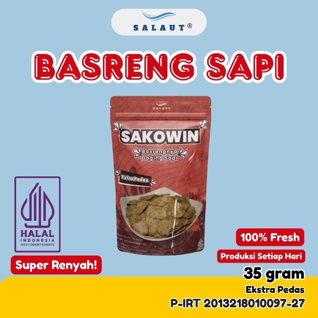 

Basreng Sapi Salaut Snack Rasa Khas Pangandaran