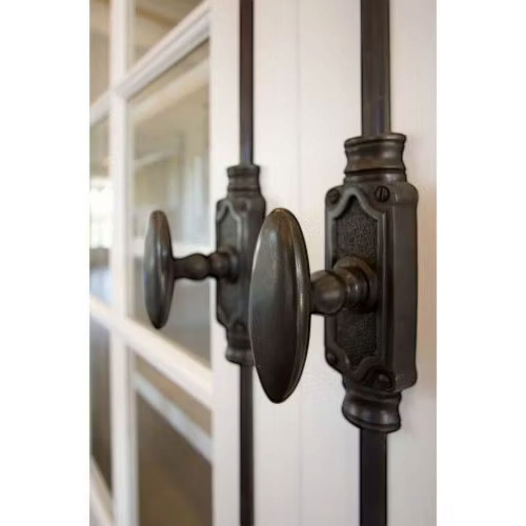 Grendel Espanyolet Kuningan Solid Grendel Batavia Kuno Sledekan Pintu Rumah Jendela Jaman Dulu Antik