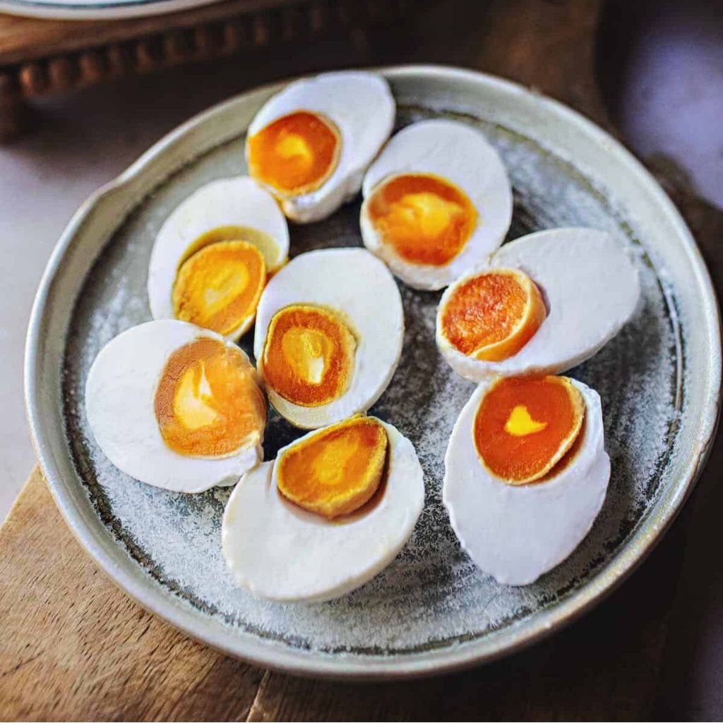 

Telur Asin Bawang Berasa Premium Lebih Masir Asin Awet