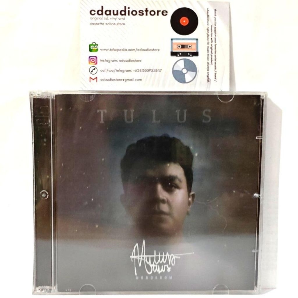 CD TULUS - MONOKROM TANDA TANGAN ASLI TULUS