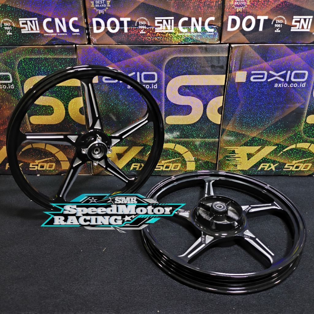 VELG RACING AXIO ORIGINAL CNC AX500 140x17 & 160x17 JUPITER Z FIZR VEGA R ZR CRYPTON ALFA SIGMA JUPI