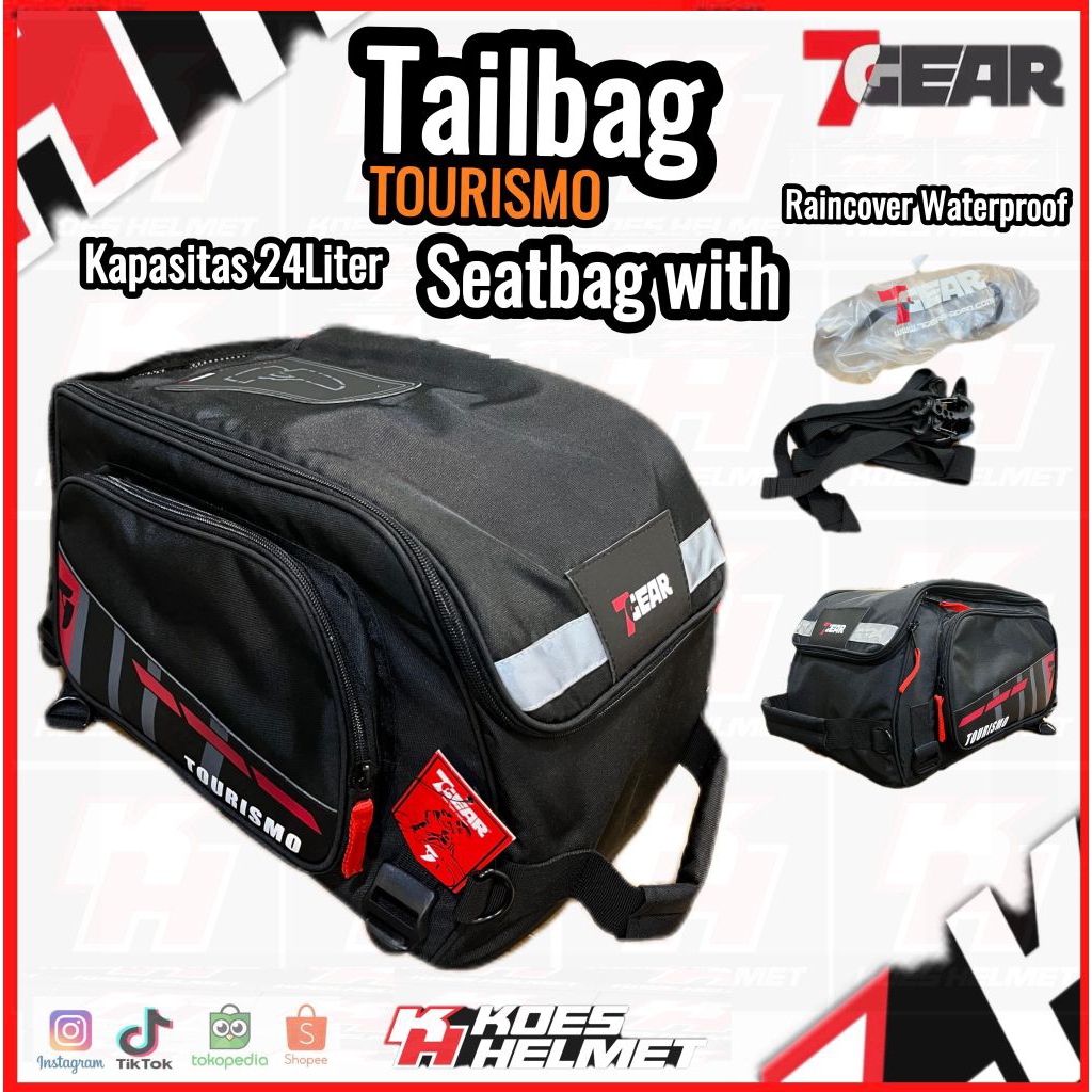 TailBag TOURISMO 7gear | Tas jok motor touring 7gear