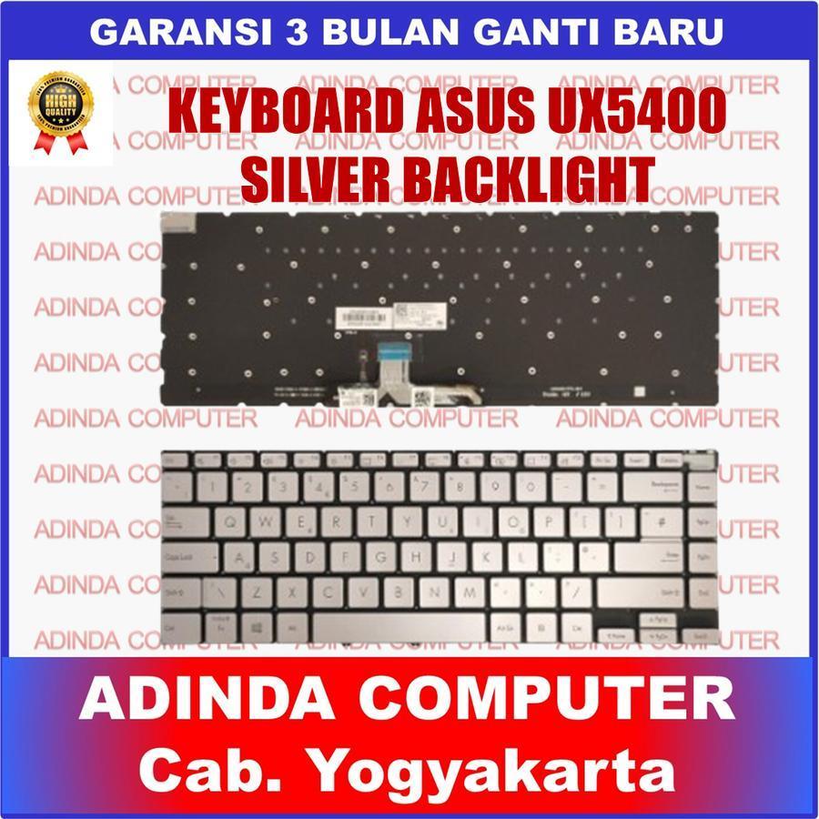 Keyboard Asus Zenbook 14x OLED UX5400 UX5400E UX5400EA UX5400EAG UX5400EG UX5400ZB UX5400ZF Silver B