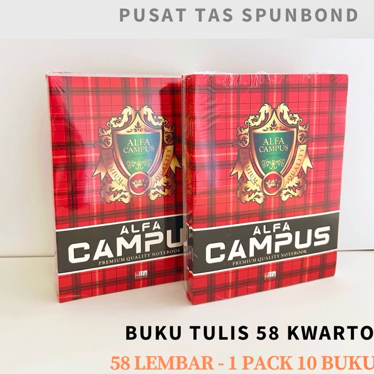 

KODE V74V Buku Tulis Campus Kecil 58 Kwarto 58 Alfa Campus