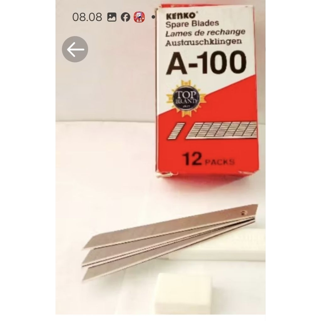 

Isi cutter kecil kenko A-100