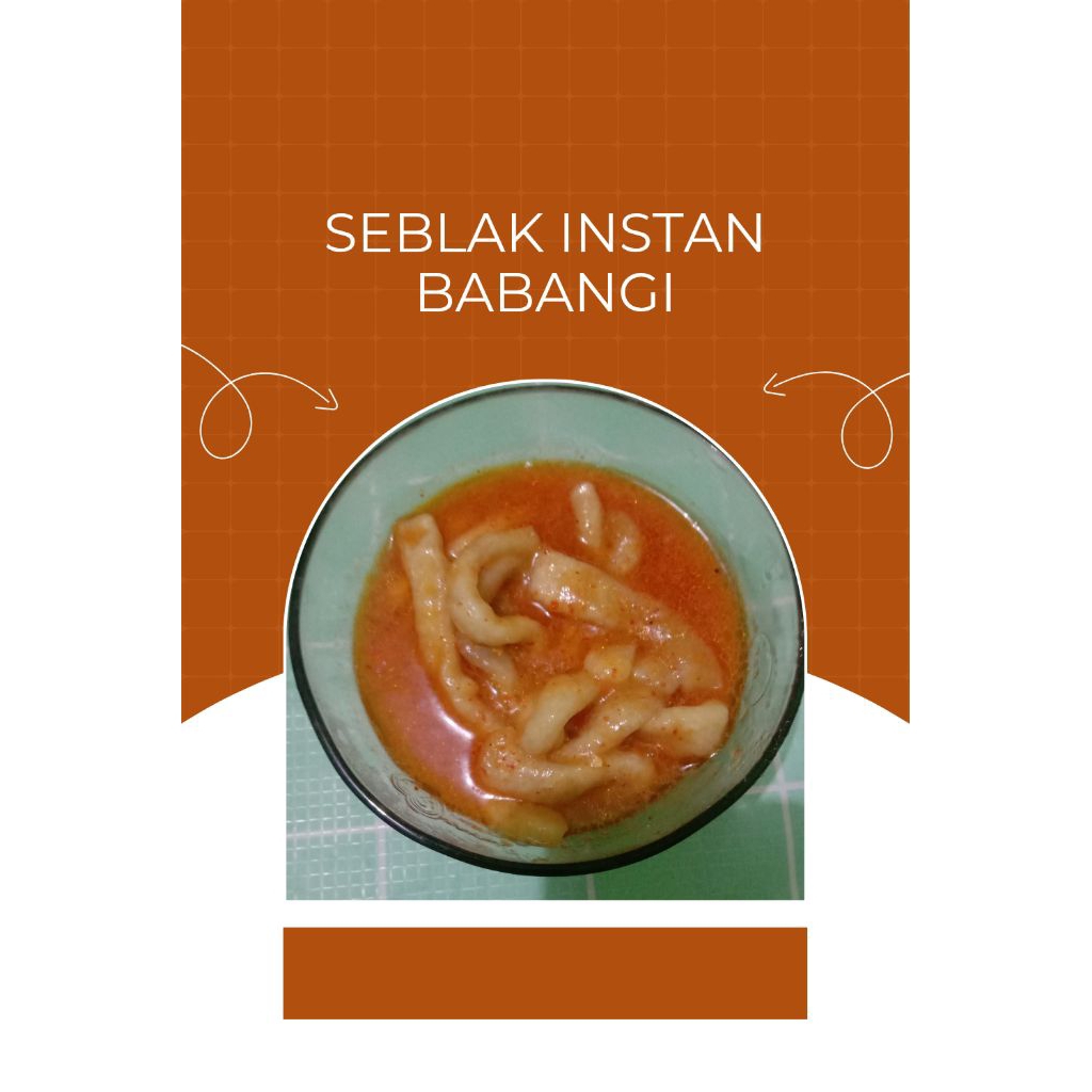 

seblak instan babangi, seblak instan murah , cemilan.