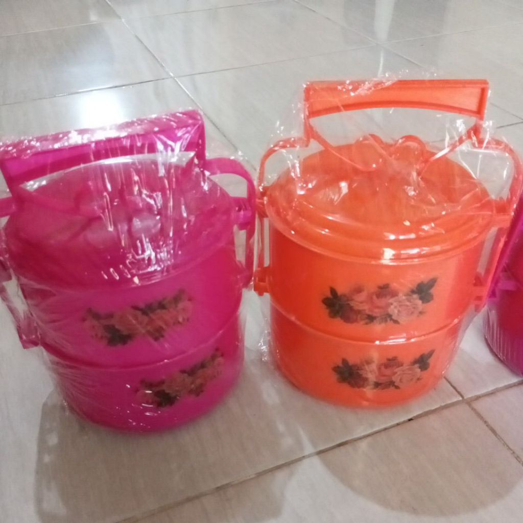 Rantang plastik 2susun