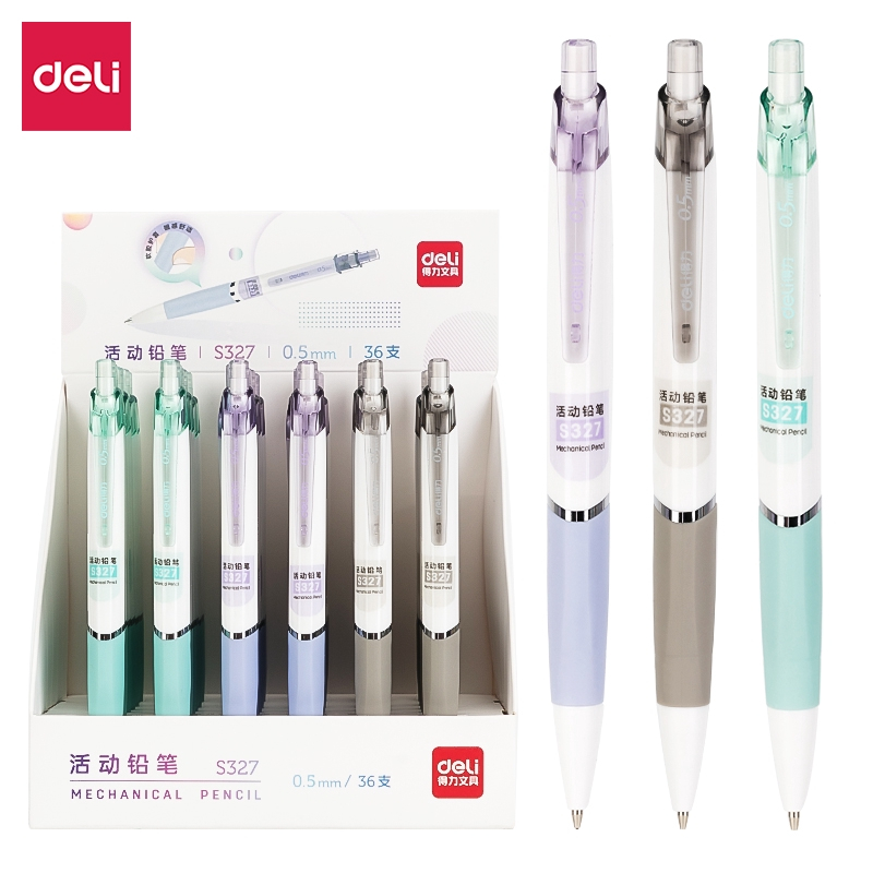

Pensil Mekanik Tekan DELI Mechanic Pencil 0.5 mm S-327