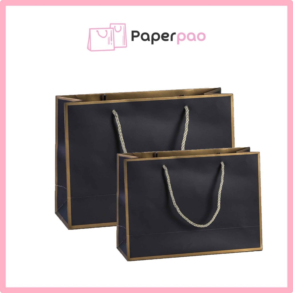 

PAPERPAO - Paper Bag Polos Goodie Hampers Tas Kantong Kertas Ulang Tahun Paperbag Polos Paper Bag Simpel Elegant