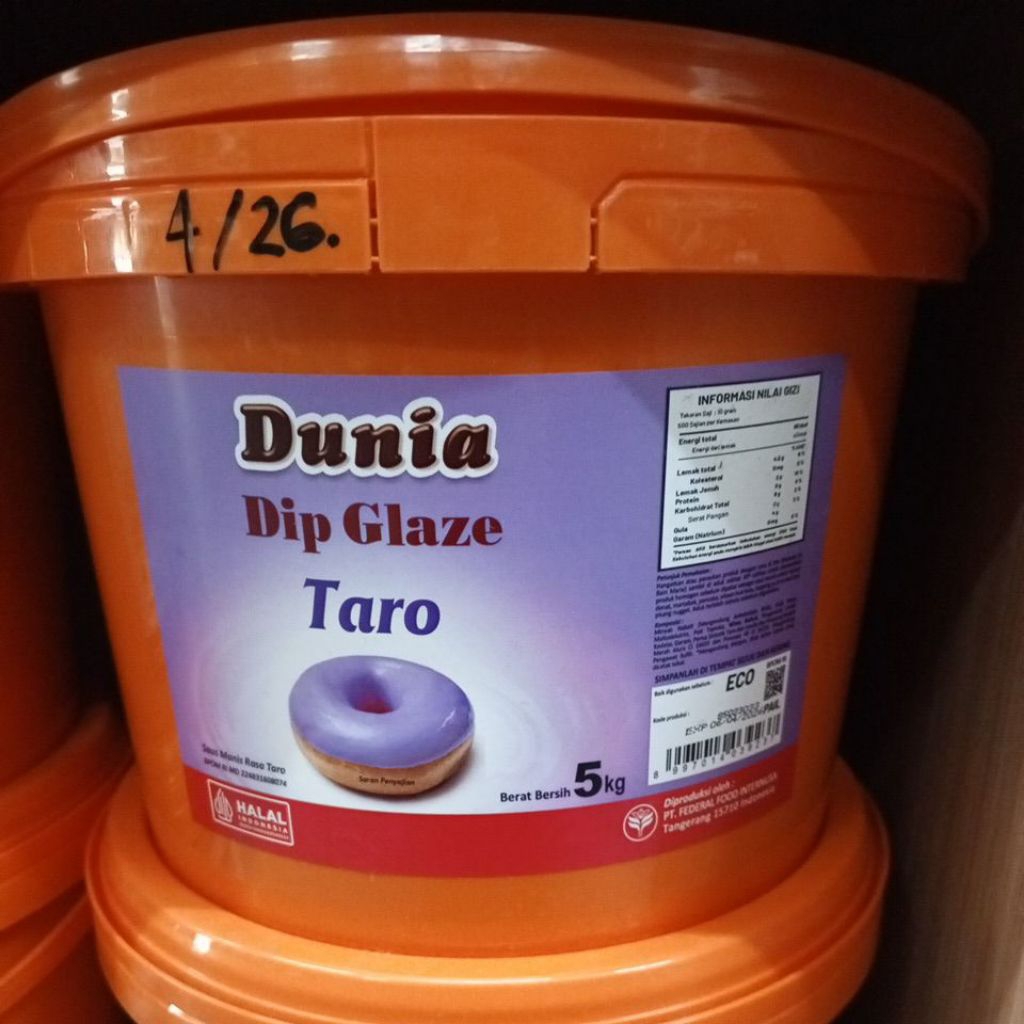 

DUNIA DIP GLAZE TARO ECO 5KG