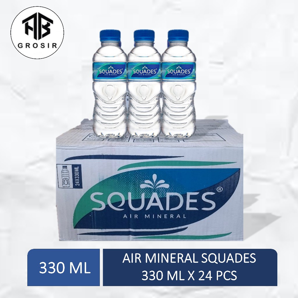 

Squades Air Mineral 330 ML x 24 Pcs