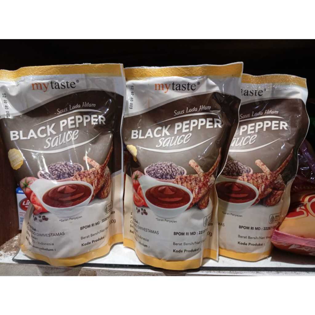 

Saus Lada Hitam Blackpepper Sauce 500g My Taste Termurah