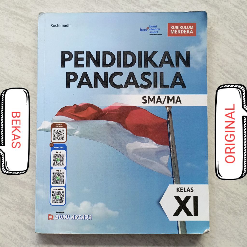Buku PPKN PKN Pendidikan Pancasila Kelas 11 XI 2 II SMA Penerbit Bumi Aksara Kurikulum Merdeka - Roc