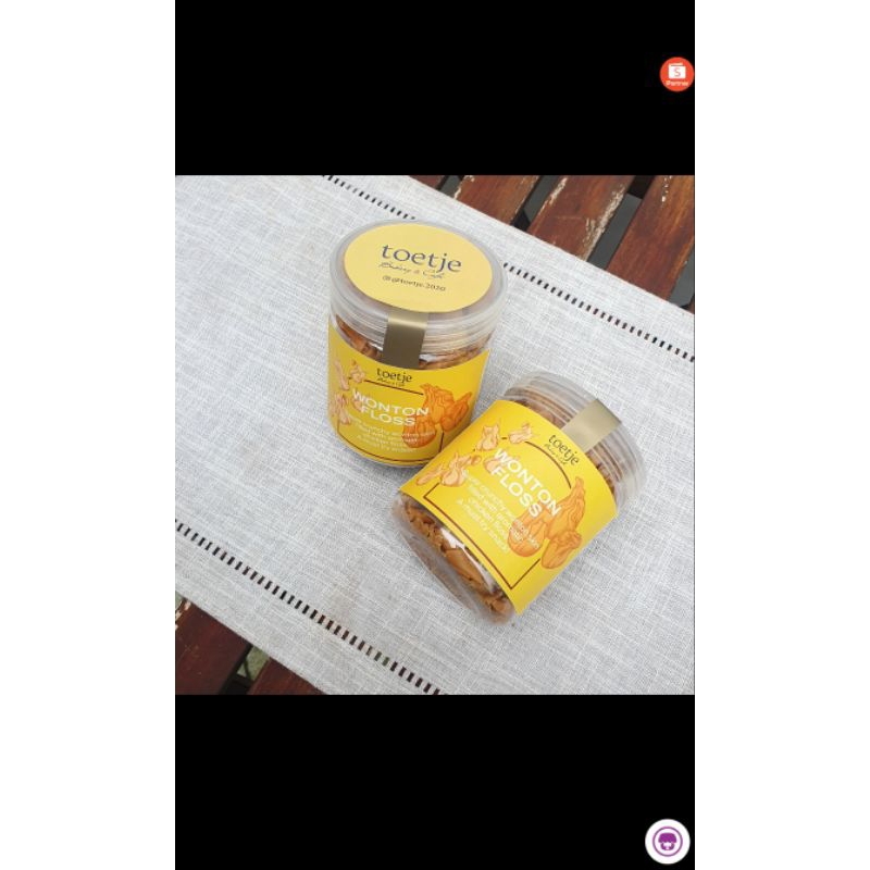 

wonton floss \ wonton floss toetje \ wonton abon ayam / wonton kering abon premium