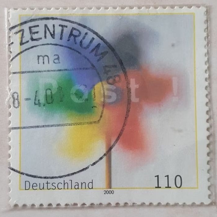 

Perangko Jerman Toy Windmill and 'Post!' Tahun 2000