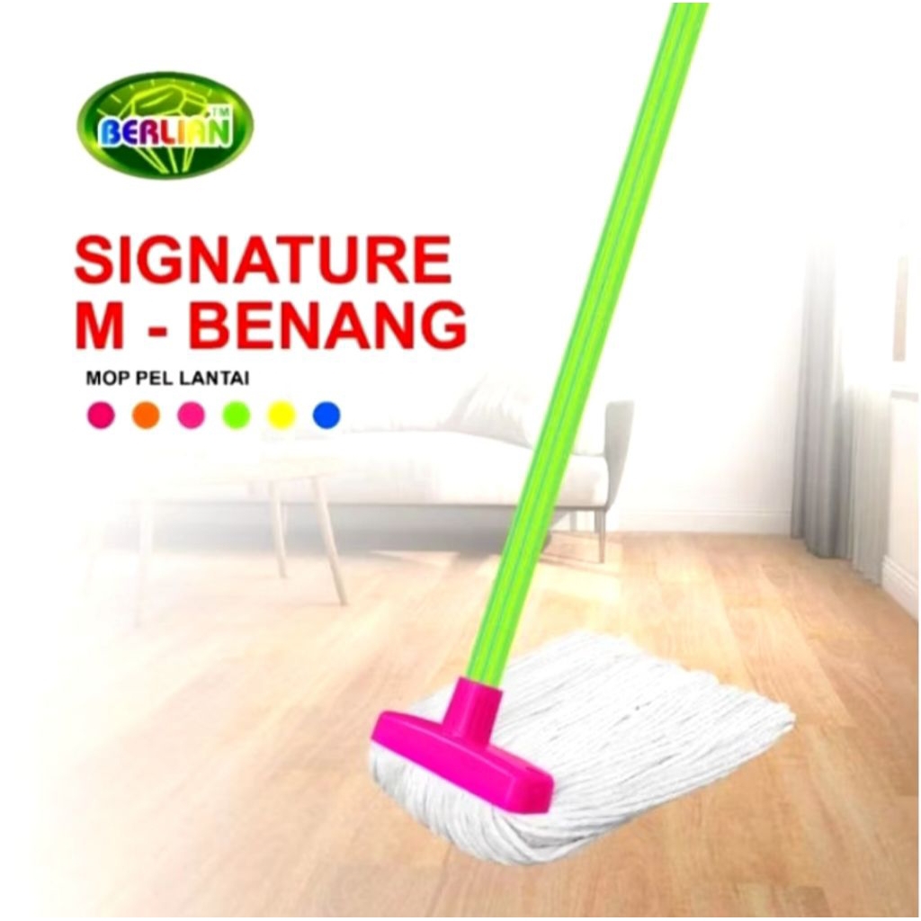 Pel Lantai Berlian/ Pel lantai gagang Besi