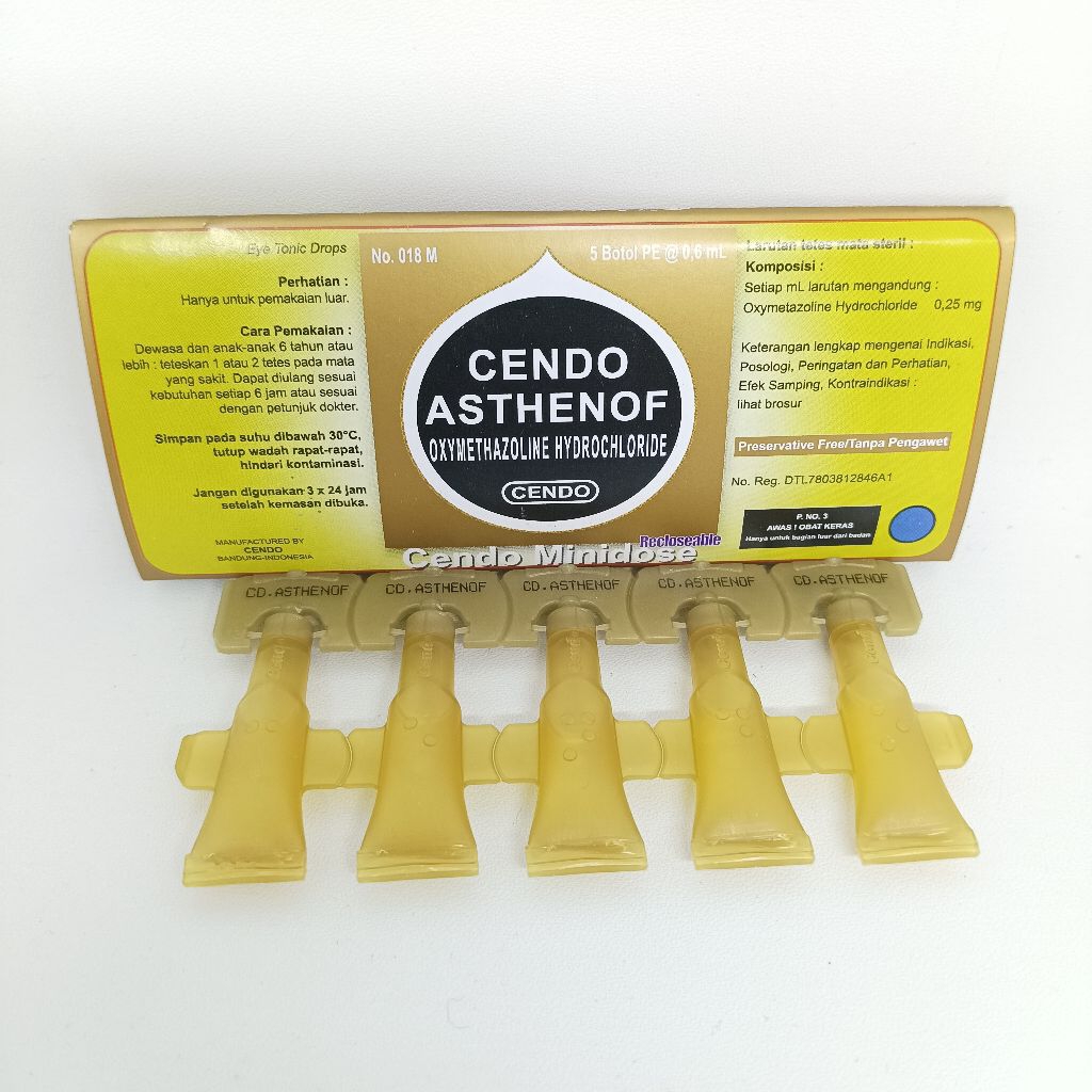 CENDO ASTHENOF TETES MATA / MINIDOSE STRIP / MATA MERAH IRITASI